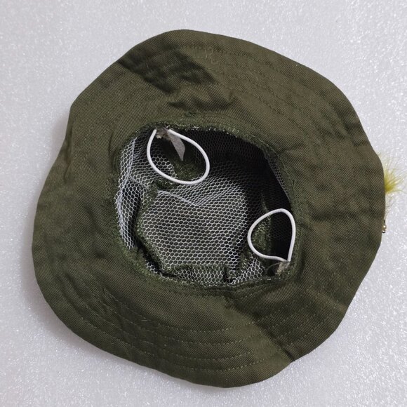 Build-a-Bear Green Fishing Vest & Hat Fisherman Outfit Set - Picture 5 of 6